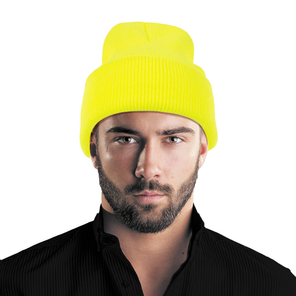 BONNET JAUNE FLUO