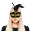 MASQUE NOIR AVEC PLUMES