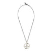 PENDENTIF PEACE HOPE LOVE SILVER