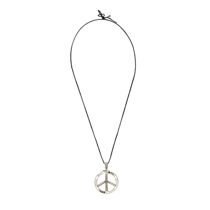 PENDENTIF PEACE HOPE LOVE SILVER