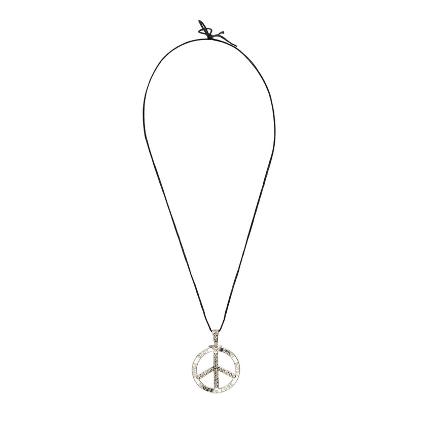 PENDENTIF PEACE HOPE LOVE SILVER