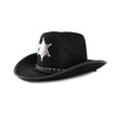 CHAPEAU COWBOY SHERIFF NOIR