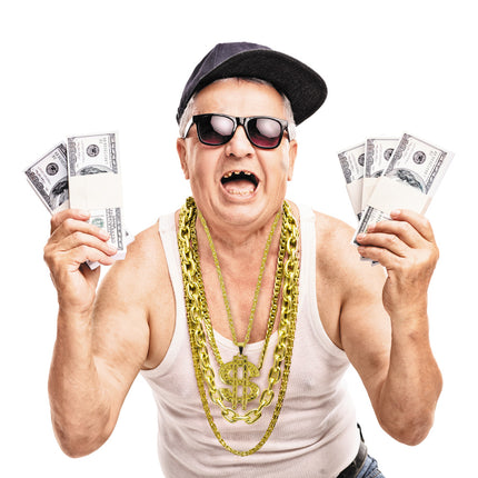 PENDENTIF DOLLAR GOLD