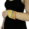 15 BRACELETS MULTICOLORES 80'S