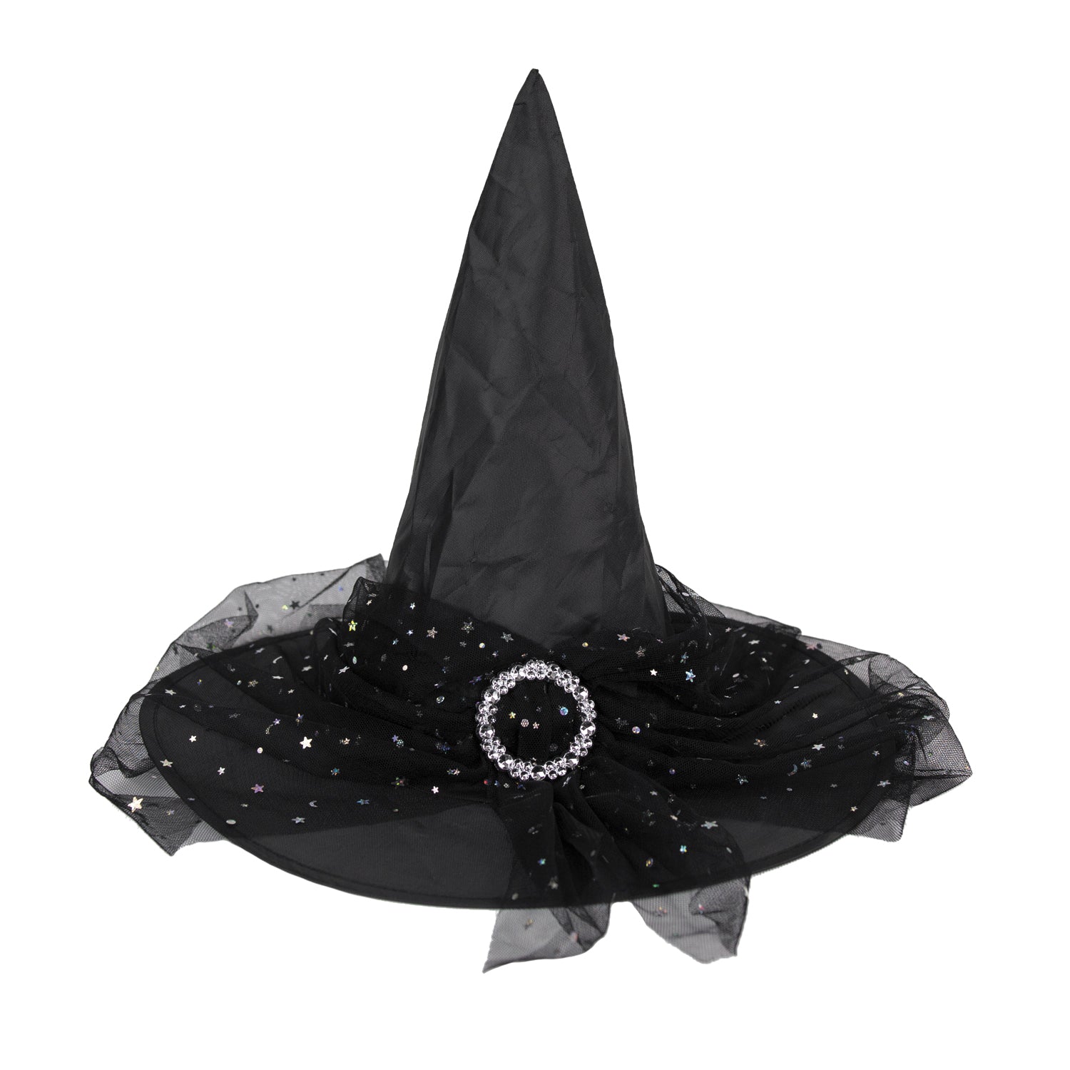 CHAPEAU SORCIERE AVEC BROCHE