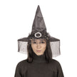 CHAPEAU SORCIERE AVEC BROCHE
