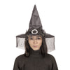 CHAPEAU SORCIERE AVEC BROCHE
