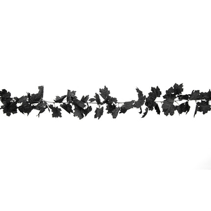 GUIRLANDE FEUILLE D'ERABLE NOIRE