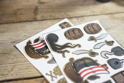 STICKERS PIRATES X 25PCS