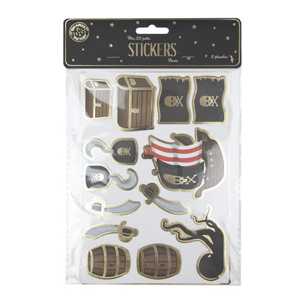 STICKERS PIRATES X 25PCS