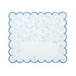 MARQUE-PLACES FESTONNES FLEUR BLEUE X 8PCS