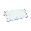 MARQUE-PLACES FESTONNES FLEUR BLEUE X 8PCS