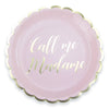 ASSIETTES FESTONNEES CALL ME MADAME 23CM X 8