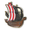 ASSIETTES BATEAU PIRATE 23CM X 8