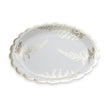ASSIETTES FESTONNEES 23CM FOUGERE WHITE X 8