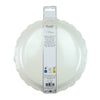 ASSIETTES FESTONNEES 23CM FOUGERE WHITE X 8