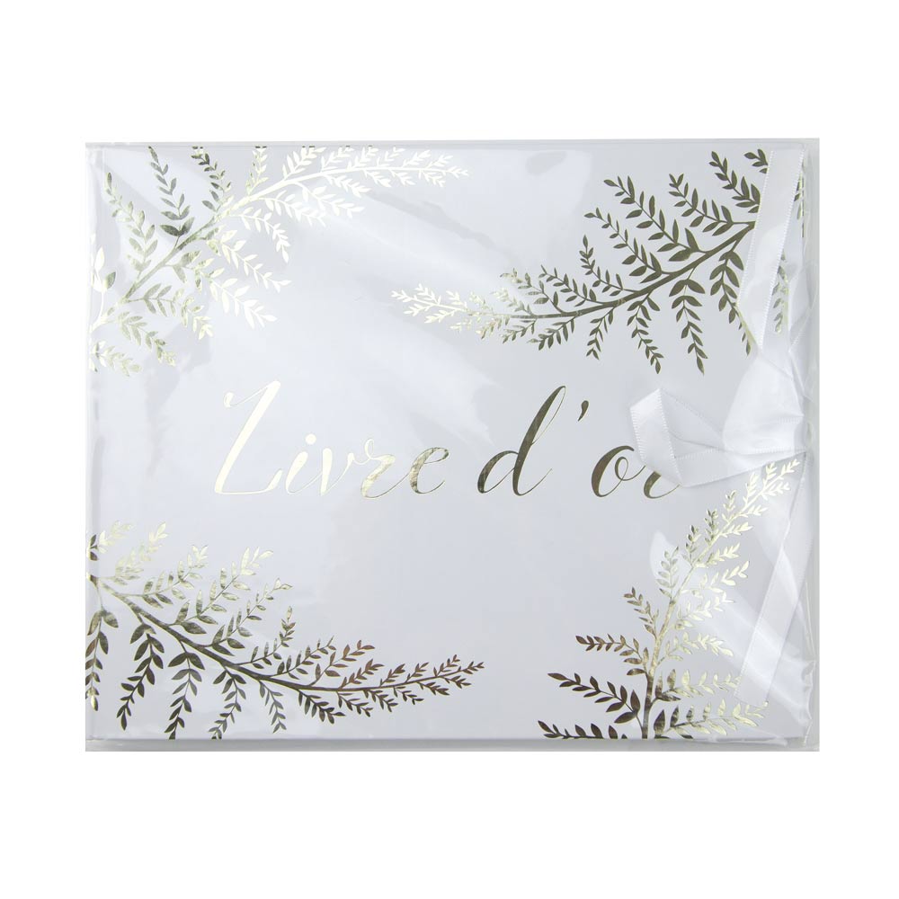 LIVRE D'OR FOUGERE WHITE