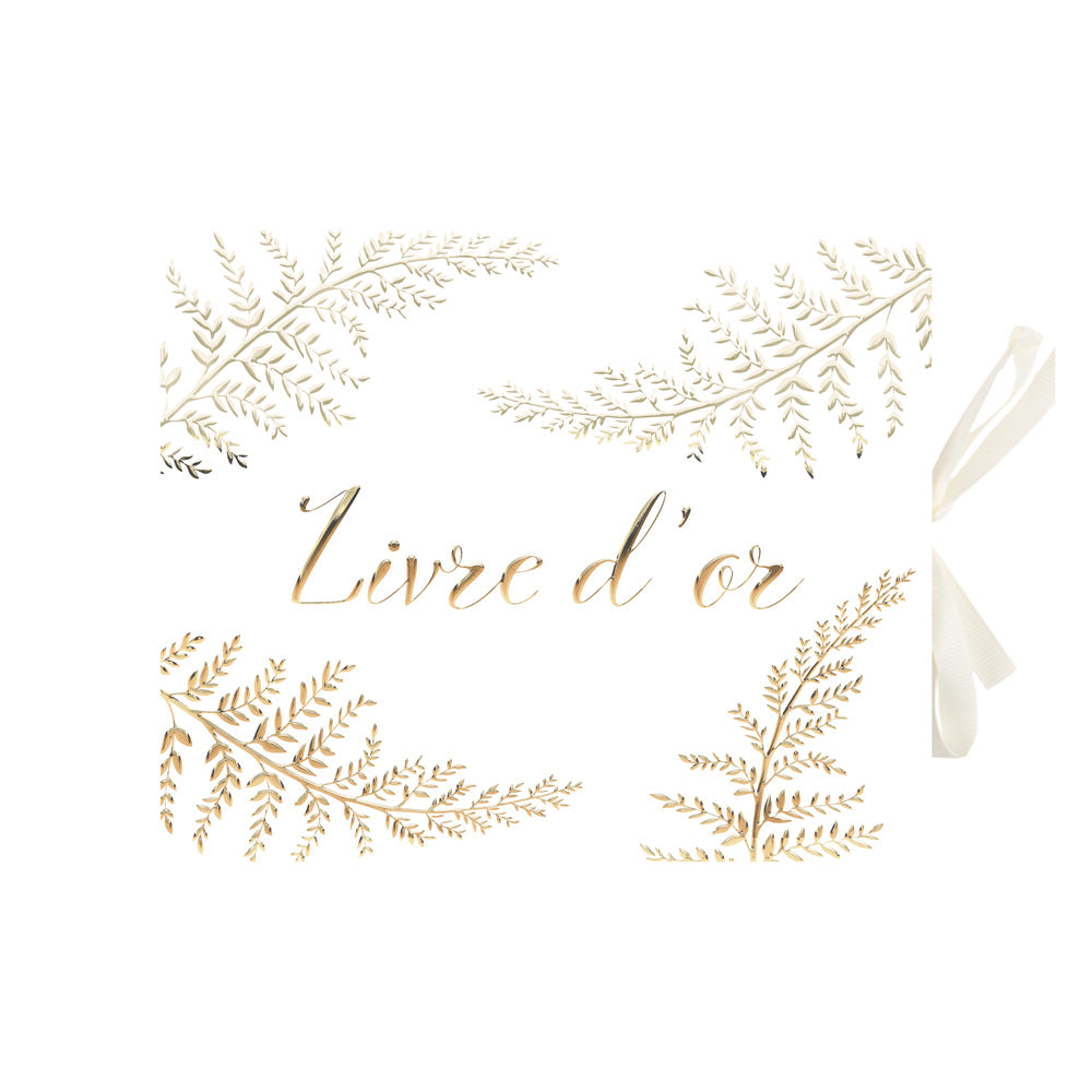LIVRE D'OR FOUGERE WHITE