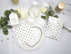 SERVIETTES COEURS DORES X 16