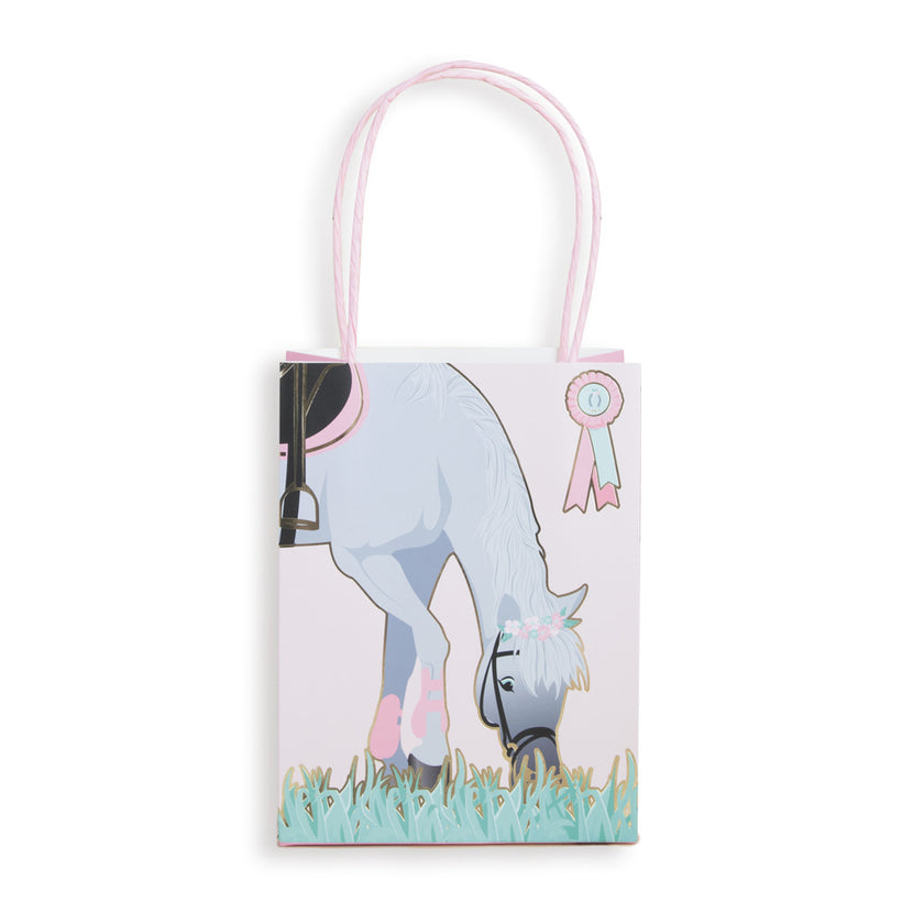 SACS PAPIER CHEVAL D'AMOUR X 4