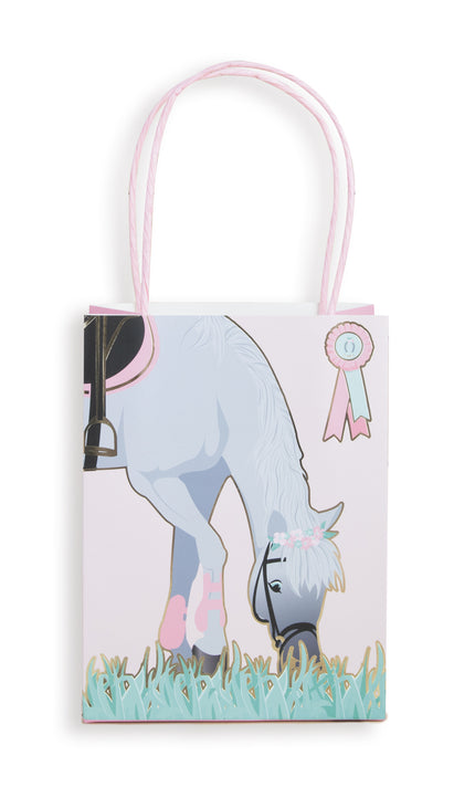 SACS PAPIER CHEVAL D'AMOUR X 4