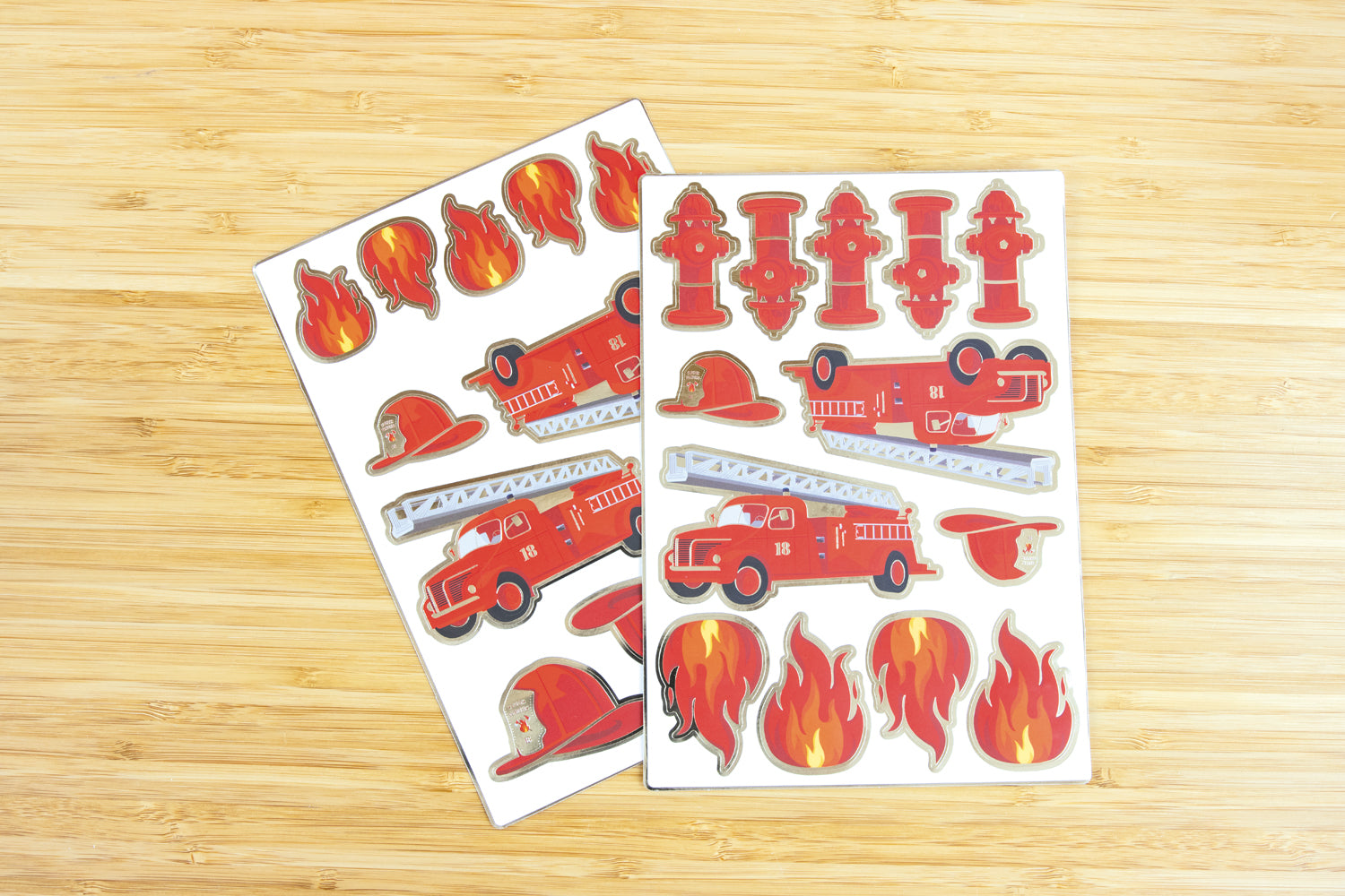 STICKERS POMPIERS X 25PCS