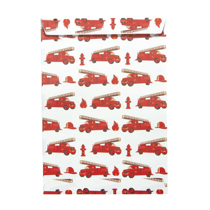 POCHETTES PAPIER POMPIER X 8PCS