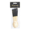 PETITES CUILLERES EN BOIS NOIRES X 8