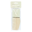 PETITS COUTEAUX EN BOIS JAUNE PASTEL X 8
