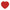 ASSIETTES COEUR ROUGE ET OR 19CM  X 8