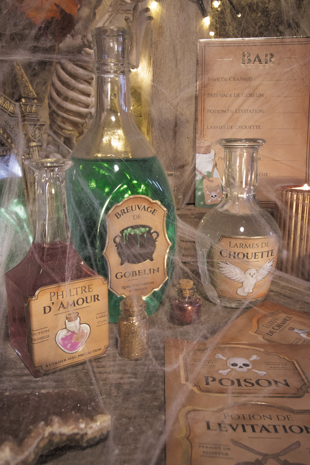 SET DECO LE BAR DES APPRENTIS SORCIERS