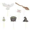 SET DE 6 DECORATIONS APPRENTI SORCIER POUR GATEAUX