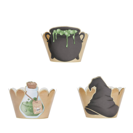 CUPCAKE WRAPPERS APPRENTI SORCIER X 6