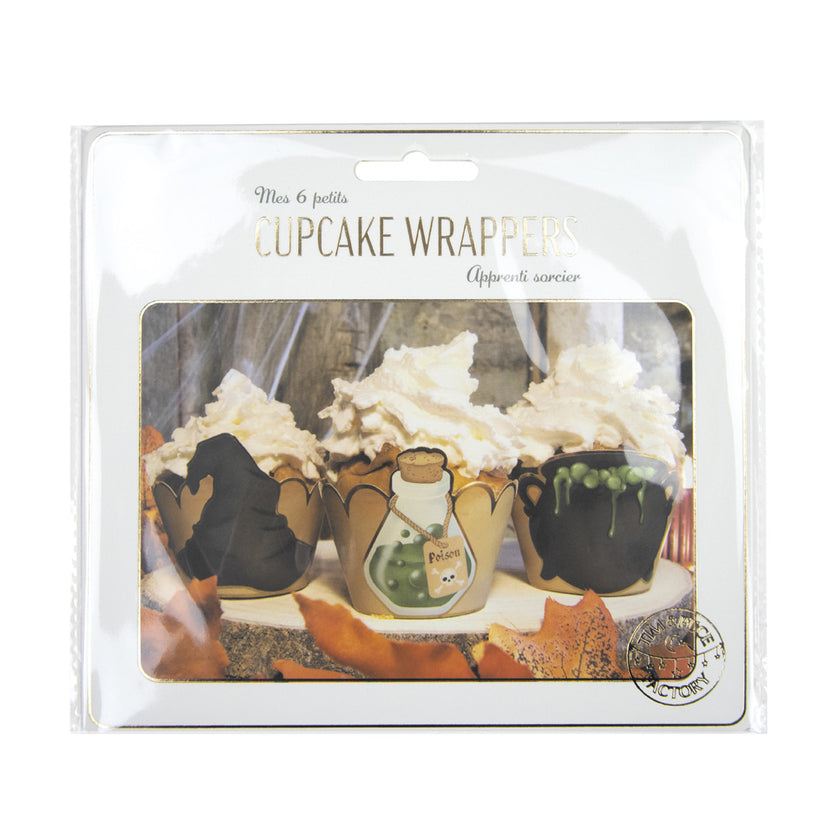 CUPCAKE WRAPPERS APPRENTI SORCIER X 6