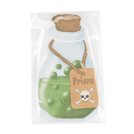 SERVIETTES 33X19CM POTION APPRENTI SORCIER X 16