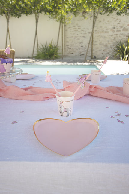 SET DE 10 PAILLES PRINCESSE
