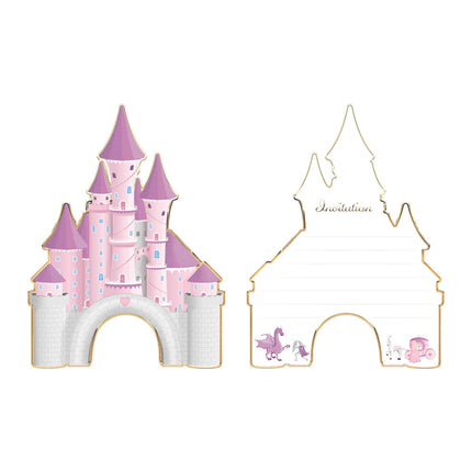 SET DE 8 INVITATIONS PRINCESSE
