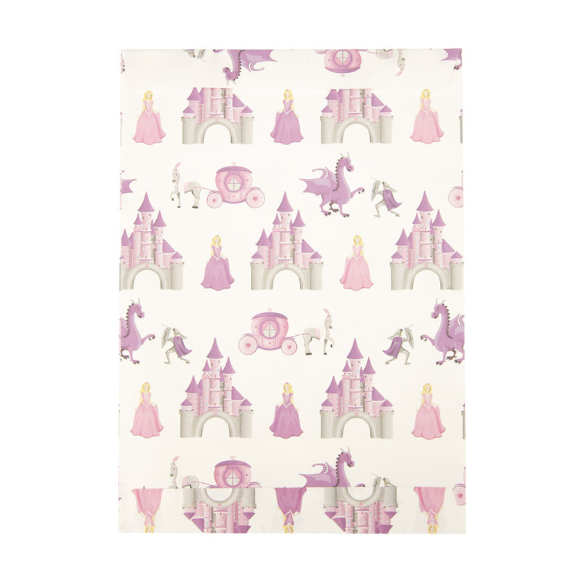 POCHETTES PAPIER PRINCESSE X 8PCS