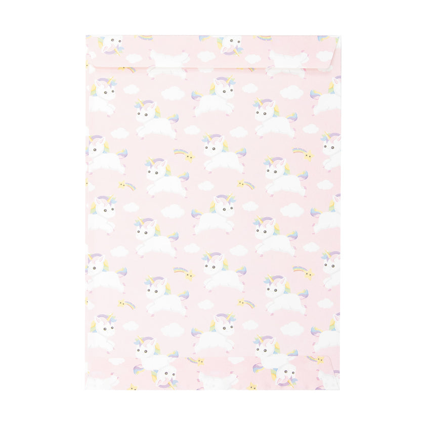 POCHETTES PAPIER BABY LICORNE X 8PCS