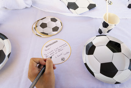 SET DE 8 INVITATIONS FOOTBALL