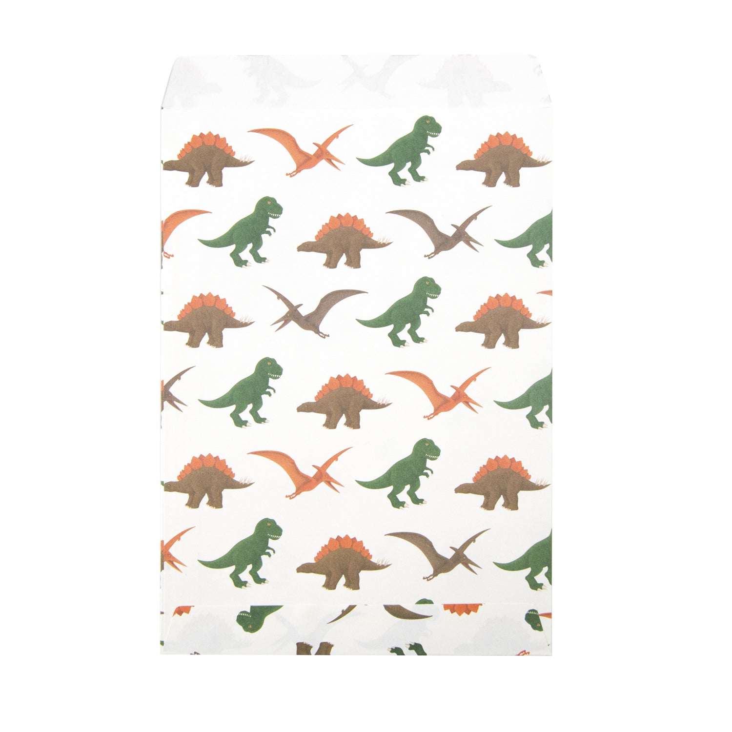 POCHETTES PAPIER DINO X 8PCS