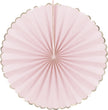 SET DE 3 EVENTAILS ROSE PASTEL ET OR