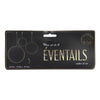 SET DE 3 EVENTAILS NOIR ET OR