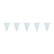 GUIRLANDE FANIONS FESTONNES BLEU PASTEL ET OR 3M
