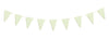 GUIRLANDE FANIONS FESTONNES VERT PASTEL ET OR