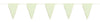GUIRLANDE FANIONS FESTONNES VERT PASTEL ET OR