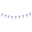 GUIRLANDE FANIONS FESTONNES IRISES ET OR