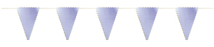 GUIRLANDE FANIONS FESTONNES IRISES ET OR