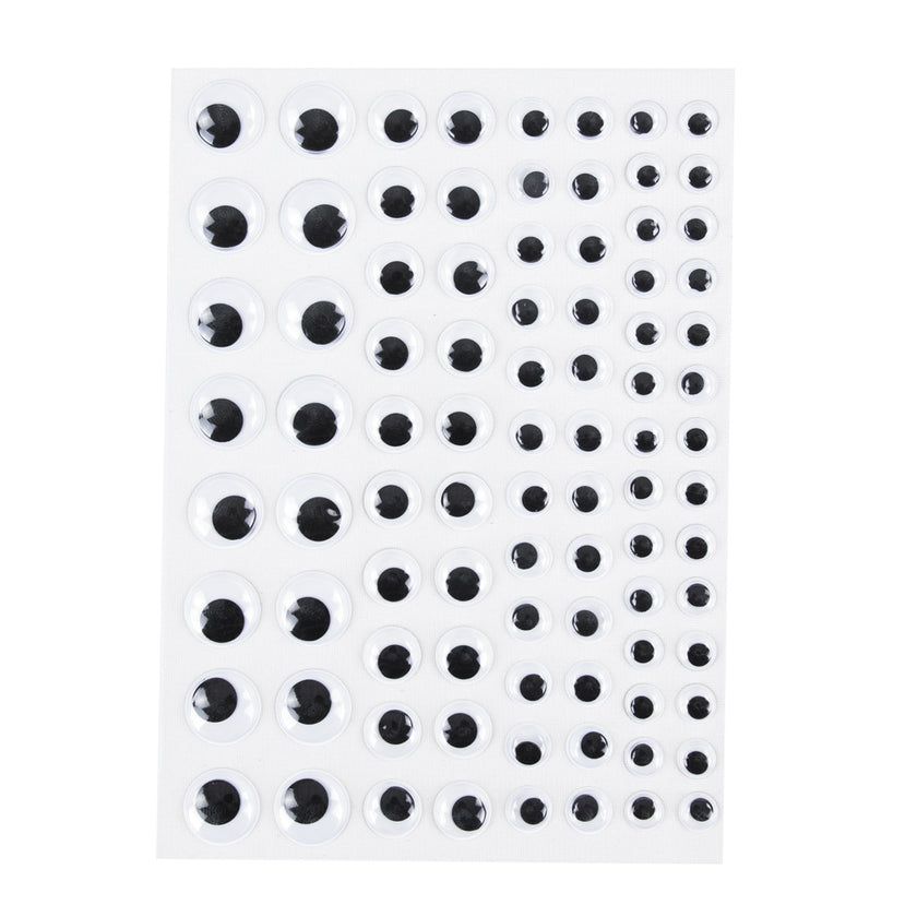 STICKERS YEUX MOBILES X 88