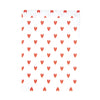 POCHETTES PAPIER PETITS COEURS ROUGES X 8PCS